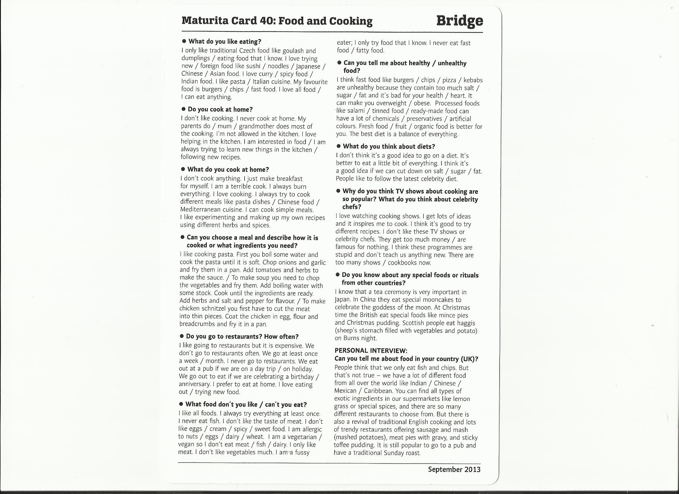 MATURITA CARDS Gažová